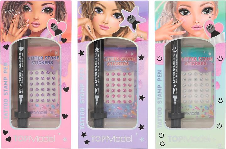 Actual product image Top Model TOPModel - Tattoo Pen with Glitter Stones BEAUTY and ME ( 0412745 )