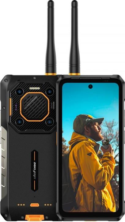 Ulefone Armor 26 Ultra Walkie-Talkie (512 GB, Black, Orange, 6.78", Dual SIM, 200 Mpx, 5G)