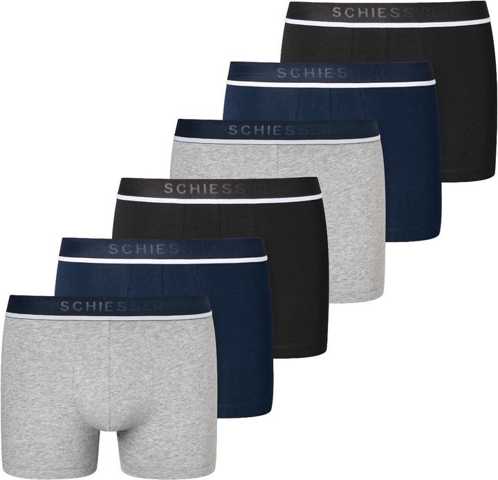 Schiesser 6er Pack - 95/5 - Organic Cotton Shorts / Pants