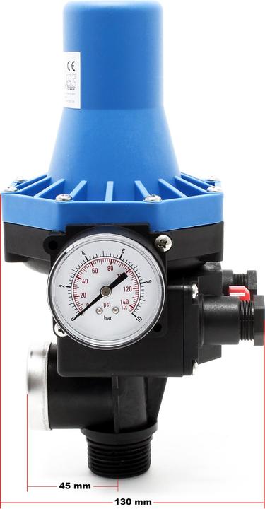 Produktbild Wiltec Druckschalter SKD-3 230V 1-phasig Pumpensteuerung Hauswasserwerk (Hauswasserpumpe)