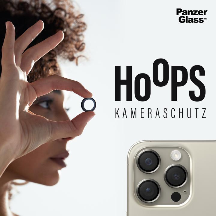 Image du produit PanzerGlass Hoops Camera Lens Protector (1 pièce(s), Apple iPhone 15 Pro, Apple iPhone 15 Pro Max)