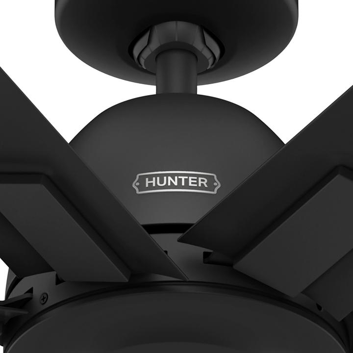 Image du produit Hunter Fans DC Deckenventilator Sahira Schwarz mit Fernbedienung (42 dB)