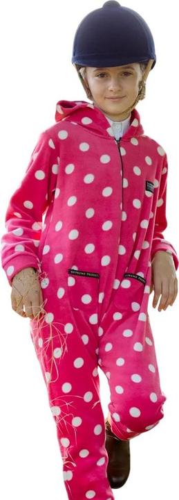 Actual product image Supreme Products Childrens/Kids Dotty Fleece Jumpsuit (L)