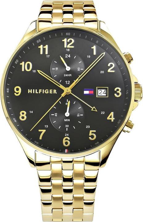Actual product image Tommy Hilfiger Hilfiger 1791708 Horloge - RVS - Goudkleurig - 44 mm (44 mm)