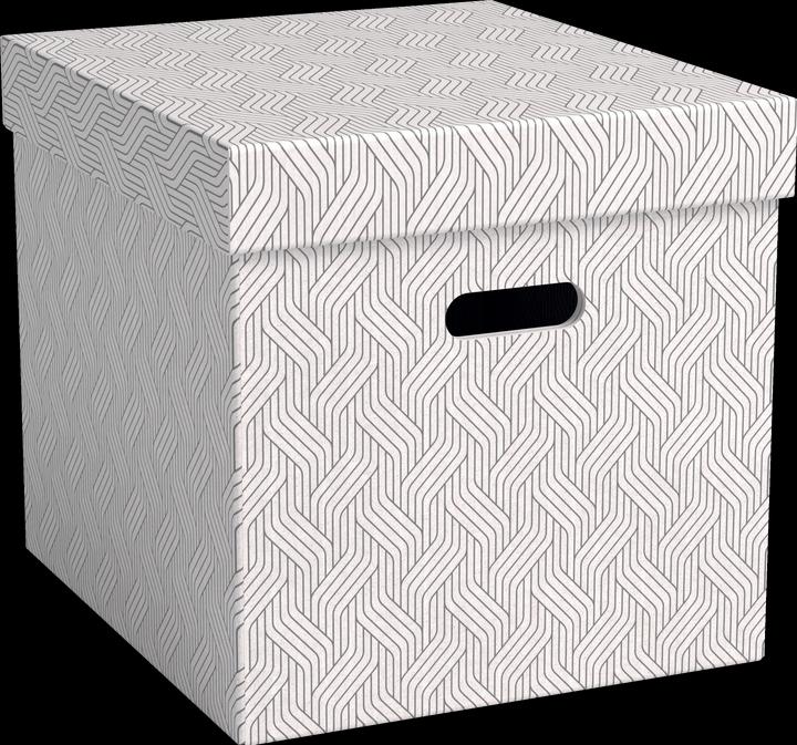 Produktbild von Hallers Archivschachtel Cube 29 l, 3 Stück, Weiss (6 x 62 x 69 cm, 29 l)