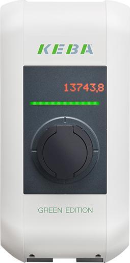 Produktbild Keba 121915 KC-P30-ES240022-E00-GE WallC Dose (Typ 2, 22 kW, 32 A, Fest verdrahtet)