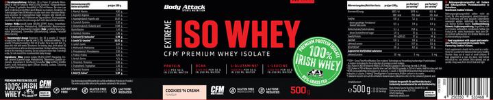Produktbild Body Attack Extreme Iso Whey Professional (Erdbeer, 1 Stk., 1800 g)