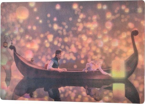 Image du produit Disney Raiponce & Flynn Rider Carte postale Canoë lenticulaire (1 pcs)