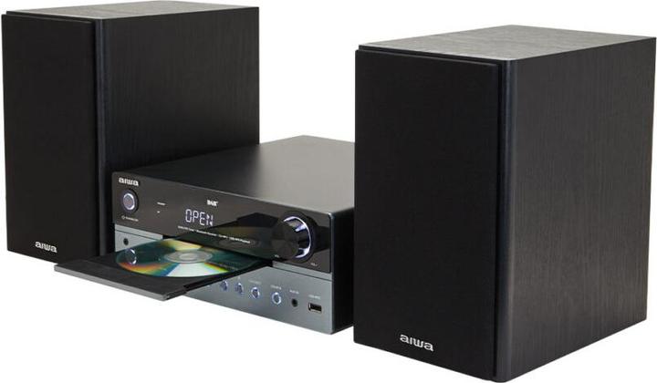 Productafbeelding Aiwa MSBTU-700 mikrojärjestelmä, hopea (Bluetooth, CD Speler, 1x 25 W)