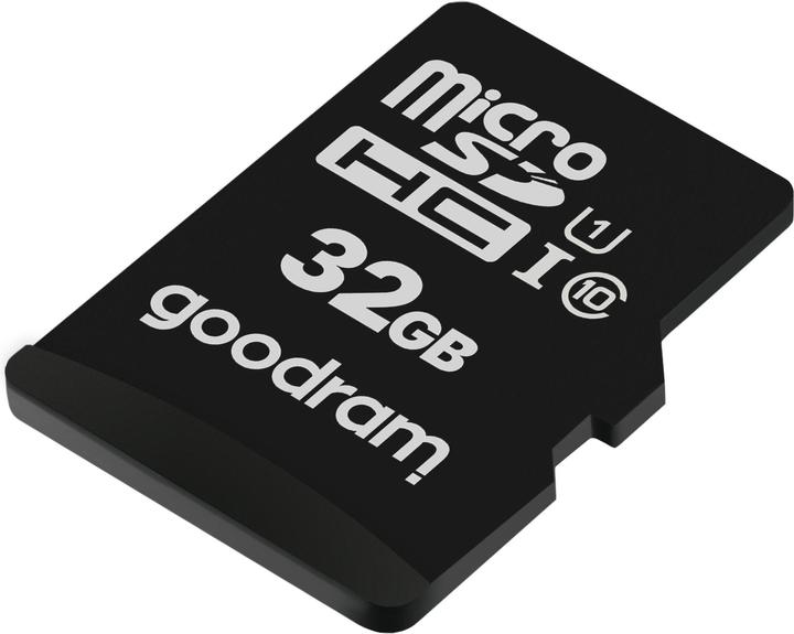 Actual product image Goodram M1A4-0320R12 - 32 GB - MicroSD - Class 10 - UHS-I - 100 MB/s - 10 MB/s (32 GB, microSD, U1, UHS-I)