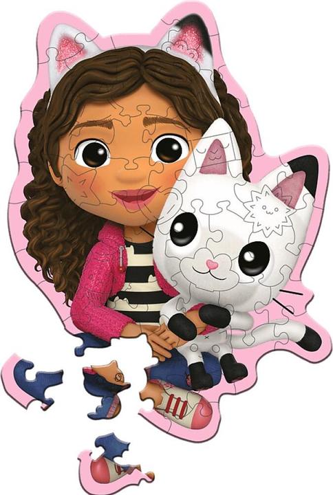 Produktbild Trefl Holz Puzzle Sonderform 50 - Gabby's Doll House (50 Teile)