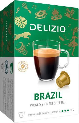 Delizio World's Finest Coffee Brazil (12 x Port.)