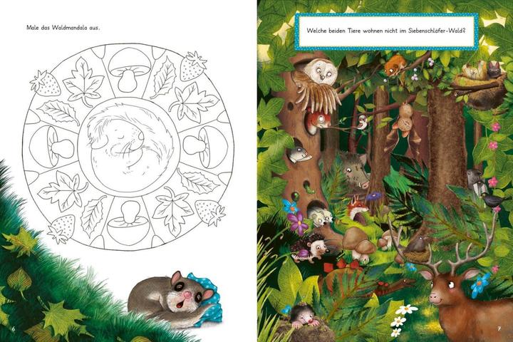 Immagine prodotto Der kleine Siebenschläfer: Mein Rätselschatz (Tedesco, Sabine Bohlmann, Scuole Kerstin, Silke Reimers, 2023)
