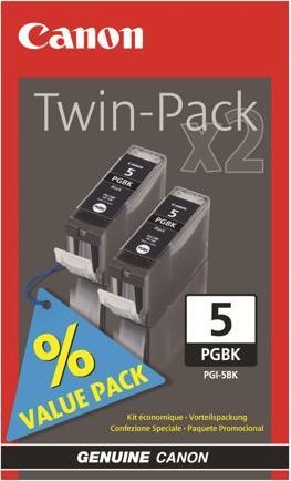 Produktbild Canon PGI-5BK 2er Pack (BK)