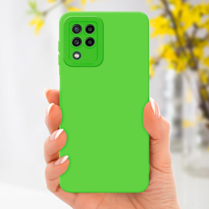 Productafbeelding Cadorabo Hoesje voor Samsung Galaxy M22 / M32 4G in TPU Fluid LM162 Style (Samsung Galaxy M22, Samsung Galaxy A32)