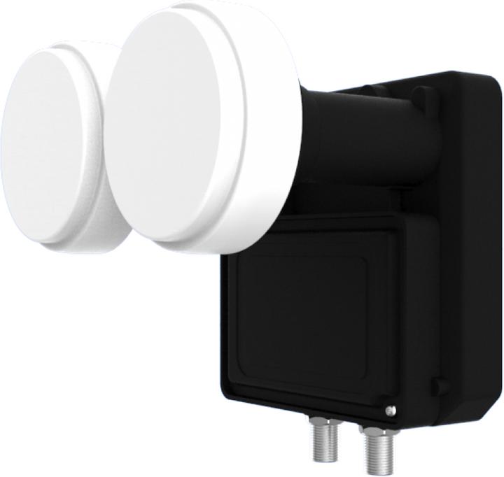 Produktbild inverto 77-118# Sat-Inverter-Monoblock-Doppelkonverter (Twin LNB, 23mm, 40mm)