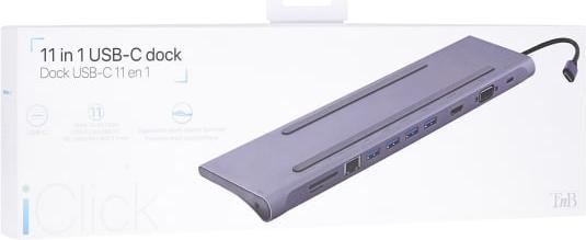 Produktbild T'nB TNT Dock 11-in-1 Type-C (USB-C, 11 Ports)