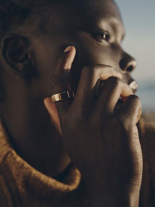 Actual product image Oura Ring Gen3 Horizon (7, Gold)