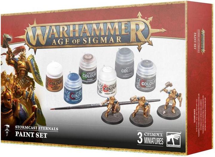 Produktbild Games Workshop Warhammer AoS - Citadel Stormcast Eternal Paint Set (V.4) (Kunststoff)