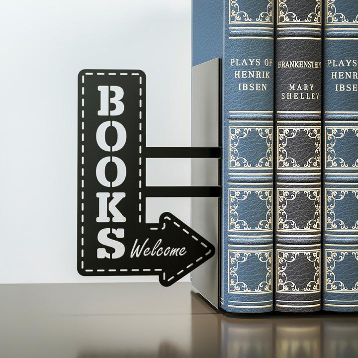 Image du produit Balvi Serre-livres Bookshop (17 x 19.5 x 10 cm)