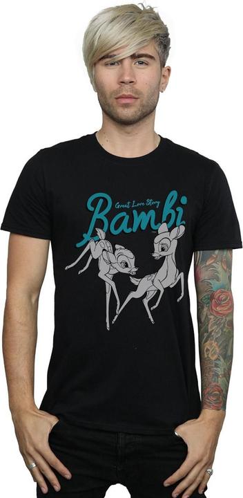Actual product image Disney Mens Bambi Great Love Story T-Shirt (M)