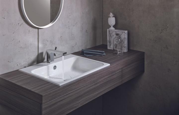 Actual product image Alape built-in basin EB.SR650H, rectangular W: 650mm H: 127mm D: 472mm, 2219600000, white (910 mm, 650 mm)
