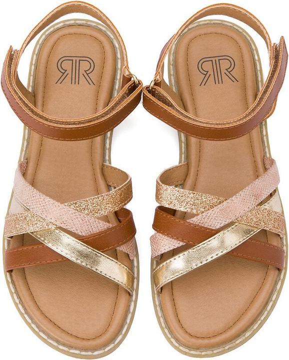 Image du produit La Redoute Collections Sandales tressées avec lanières velcro (34)