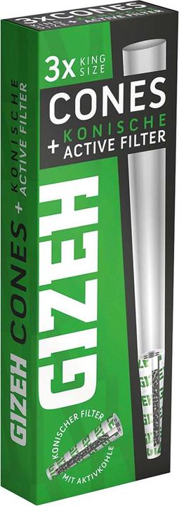 Actual product image Cones KS Conical sleeves Activated carbon filter