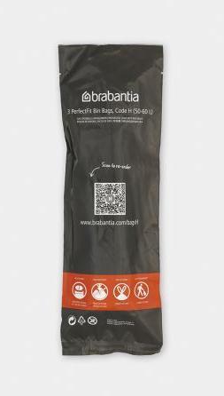 Produktbild Brabantia PerfectFit Grösse H, 50l (10 x, 60 l)
