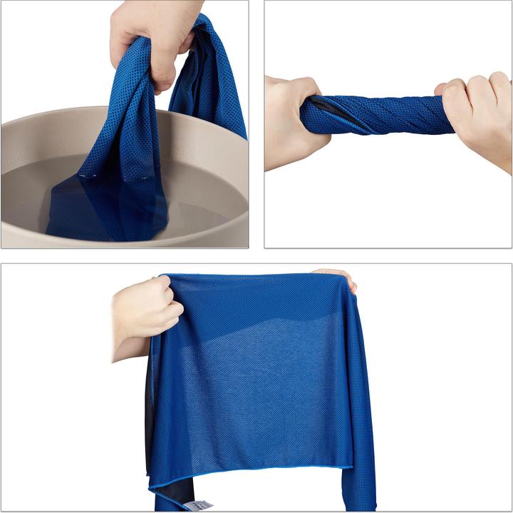 Immagine prodotto Relaxdays Asciugamano Rinfrescante, Set da 2