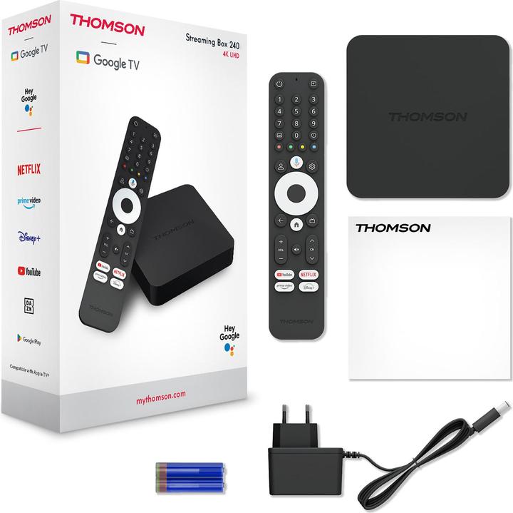 Immagine prodotto Thomson Streaming BOX: Google TV 4K UHD (8 GB, iOS 12)