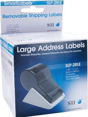 Actual product image Seiko Labels white 36x89mm SLP-2RLE SLP-200 260 pcs. 2 rolls each