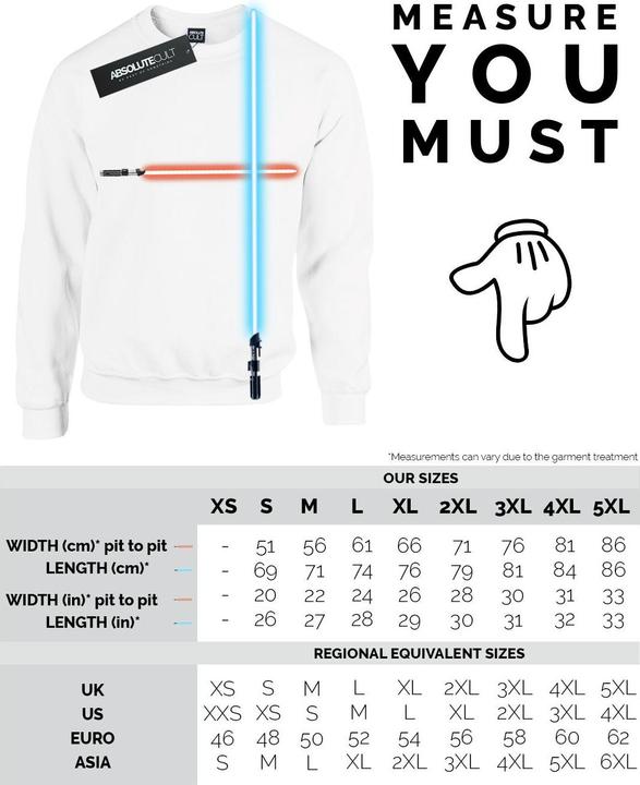 Immagine prodotto Star Wars Obi-Wan Kenobi Jedi Painted Font Felpa Uomo (XL)