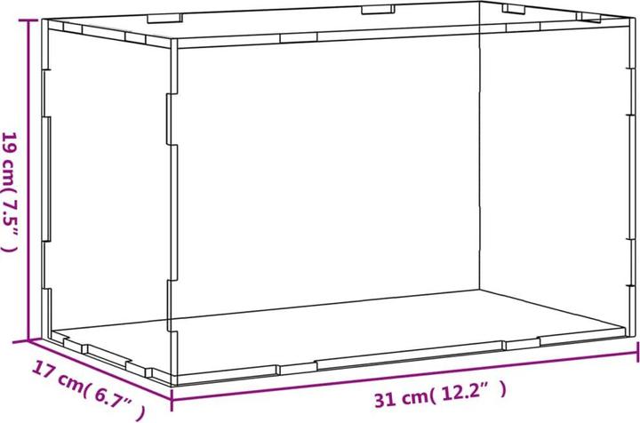 Actual product image VidaXL Jerrine (31 x 17 x 19 cm)