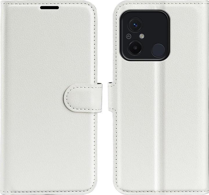 Actual product image Cover-Discount Xiaomi Redmi 12C - Leather Case Cover white (Xiaomi Redmi 12C)