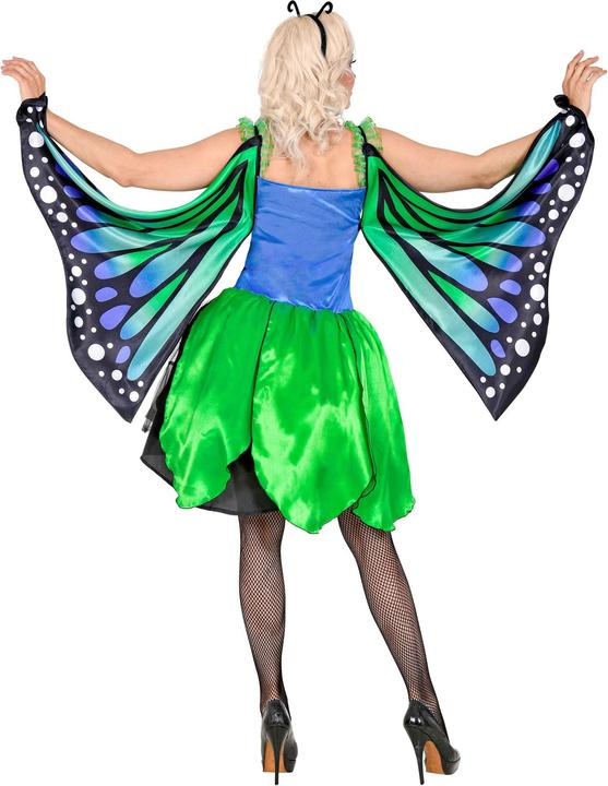 Image du produit Widmann Costume papillon pour femme vert-bleu (M)