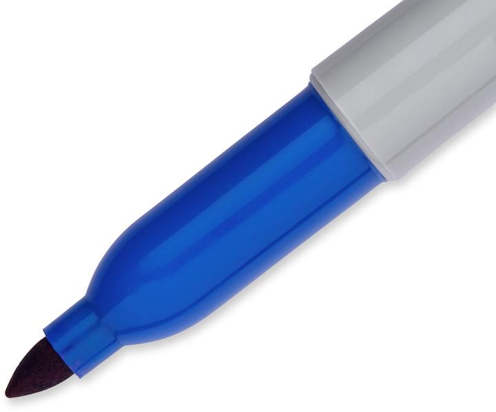 Actual product image Paper Mate Permanent marker sharpie, fine, round, blå (Blue, 0.90 mm, 1 x)