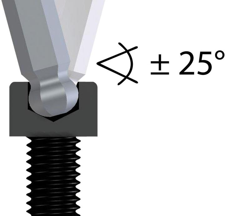 Actual product image Gedore 42 DKEL 6 Hex key L-wrenches XL Double ballpoint hexagon socket 6 mm