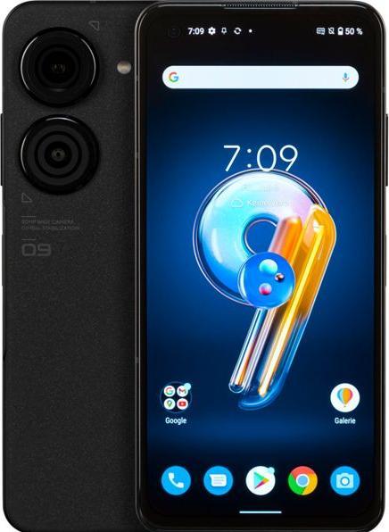 Productafbeelding ASUS Zenfone 9 (128 GB, Middernachtelijk zwart, 5.92", Dubbele SIM, 50 Mpx, 5G)