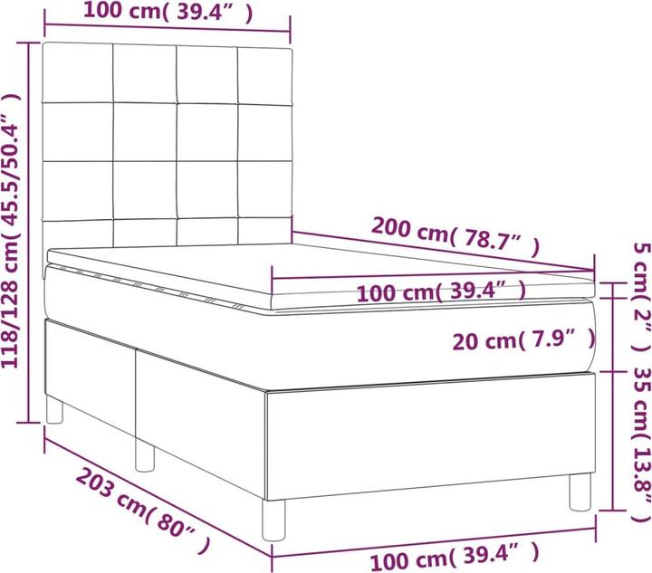Actual product image VidaXL Soraya (100 x 200 cm, 100 x 200 cm)
