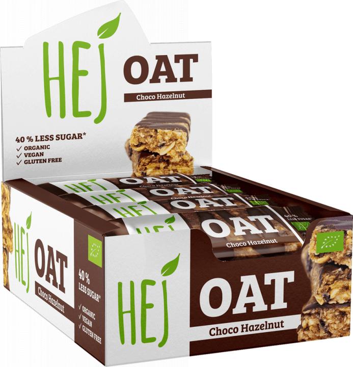 Immagine prodotto HEJ Nutrition Avena Hej (biologica) (12 x 45G) (Cioccolato, Nocciola, 12 pz., 540 g)