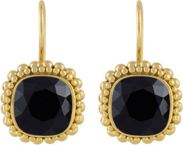 Image du produit Steinkult Boucles d'oreilles "Aisha (Laiton, Plaqué or 18 carats, Pierre de cristal)