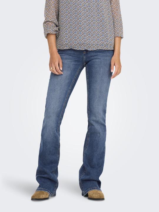 Actual product image Only Flared mid waist jeans Flared fit jeans (30)