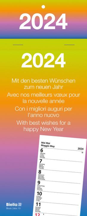 Produktbild Biella Abreisskalender Woche (10.5 x 21 cm, Englisch, Italienisch, Französisch, Deutsch)