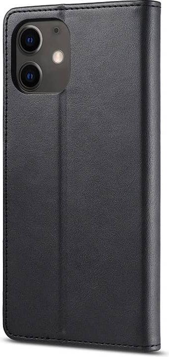 Actual product image LC.Imeeke iPhone Xr - Wallet case with 3 card slots & magnetic fastener, black (Apple iPhone XR)