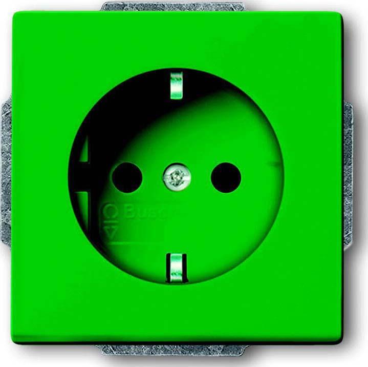 Actual product image Busch-Jaeger SCHUKO® socket outlet insert with raised. 2CKA002013A5470