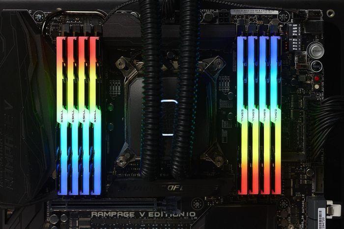 Actual product image G.Skill Trident Z RGB (2 x 16GB, 3600 MHz, DDR4-RAM, DIMM)