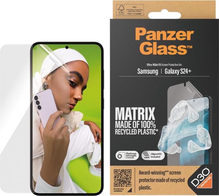 Actual product image PanzerGlass Matrix (1 Piece, Samsung Galaxy S24+)