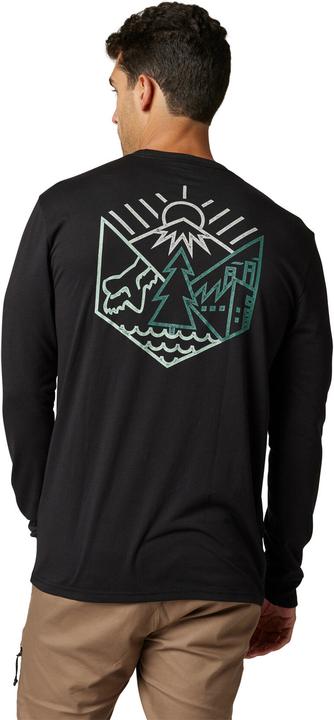 Actual product image Fox Tee 22 Caveaut Ls Tech Blk XL (XL)