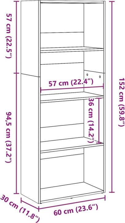 Immagine prodotto VidaXL Banning (30 x 30 x 152 cm)